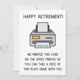 Funny Pension Gift Julkort