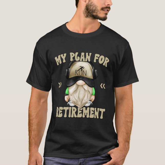 Funny Pension Gnome Pappa för Springer som är pens T Shirt (Framsida)