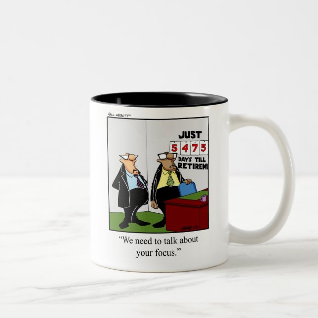 Funny Pension Humor Mugg (Höger)