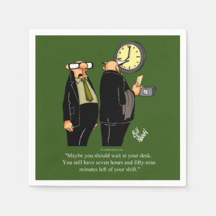 Funny Pension Humor Party Napkins Pappersservett