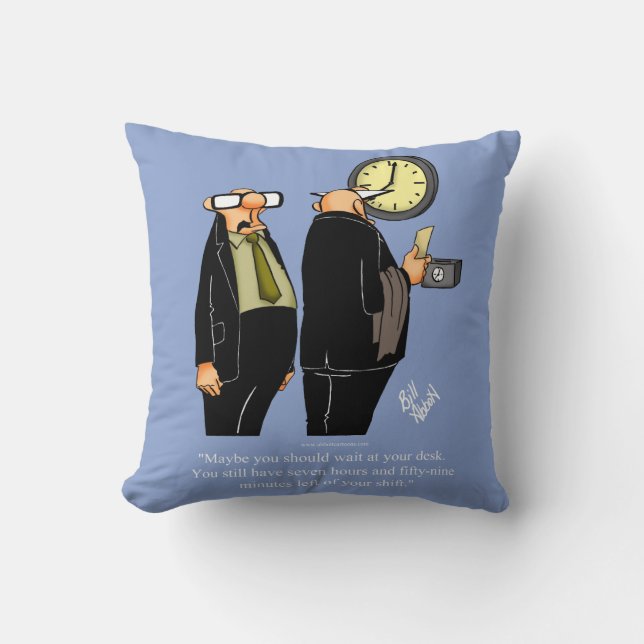 Funny Pension Humor Pillow Kudde (Framsida)