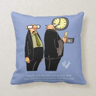 Funny Pension Humor Pillow Kudde