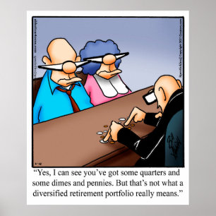 Funny Pension Humor Poster