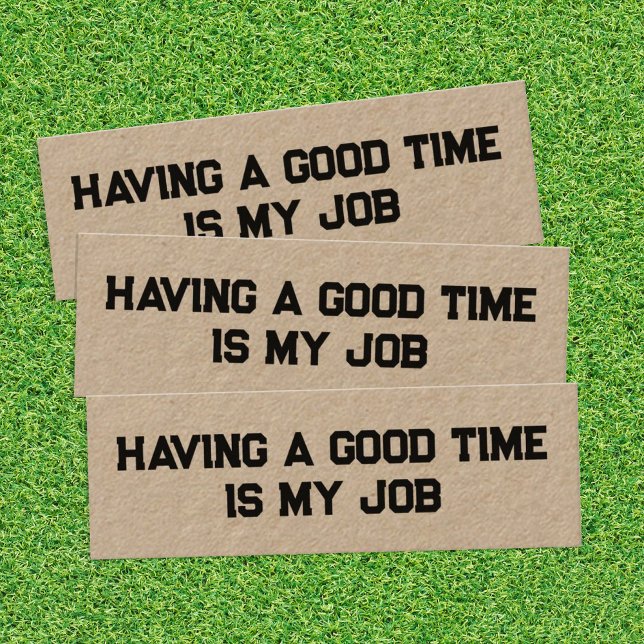 Funny Pension Kraft Mini Affärskort Visitkort (Funny Retired Cards)