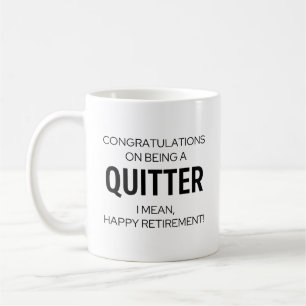 Funny Pension Mugg - Gratulerar på att vara kvitte