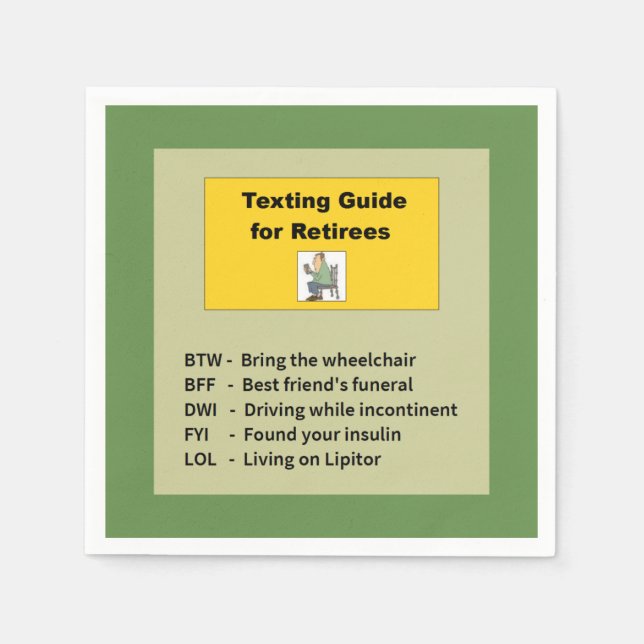 Funny Pension Pappersservett (Framsidan)