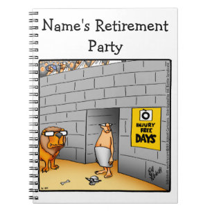 Funny Pension Party Guest Bok Anteckningsbok