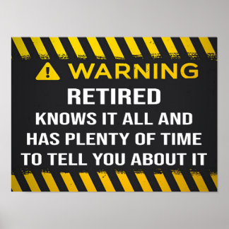 Funny Pension Poster