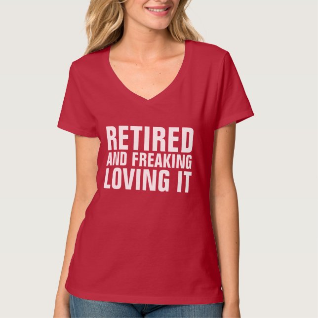 Funny PENSION RETIRED T-Shirts (Framsida)