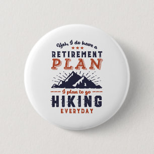 Funny pensionerad Pension-plan som förberikar ber Knapp