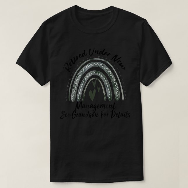 Funny pensionerad under ny ledning Se Grandson Fo T Shirt (Design framsida)