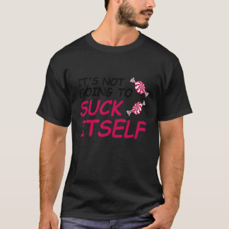 Funny Peppermynt Sucking jul Vuxen humor Pun T Shirt