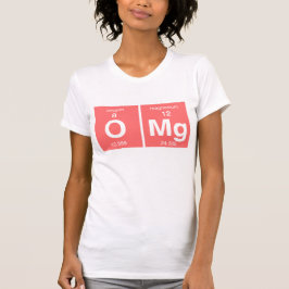 Funny Periodic bord ’OMG’ T-shirt
