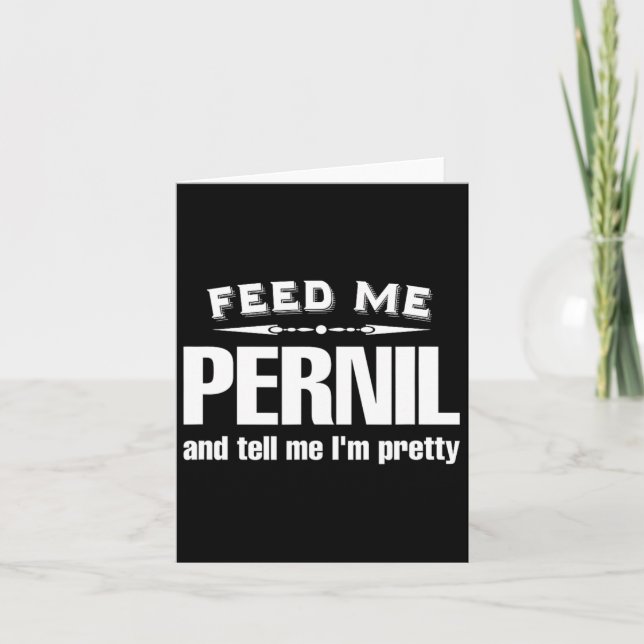 Funny Pernil Älskare Kött Kort (Framsida)