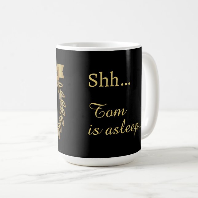 Funny Personalized Nap Champion (Customizable) Mug Kaffemugg (Framsida höger)