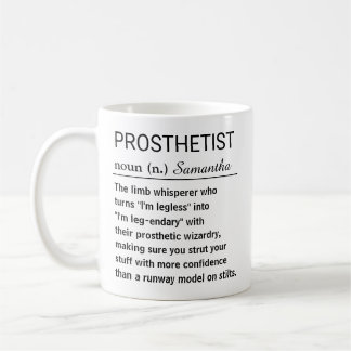 Funny Personalized Prosthetist Definition Kaffemugg