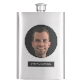 FUNNY Personlig Ansikte Photo Groomsman Gift Fickplunta