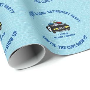 Funny Personlig Cop Pension Presentpapper