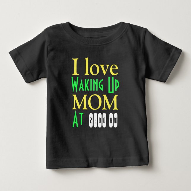 Funny personlig Funny Baby Toppar & T-Shirts (Framsida)