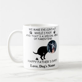 Funny Personlig Hund Pappa, Hund Poop Fars dag Kaffemugg
