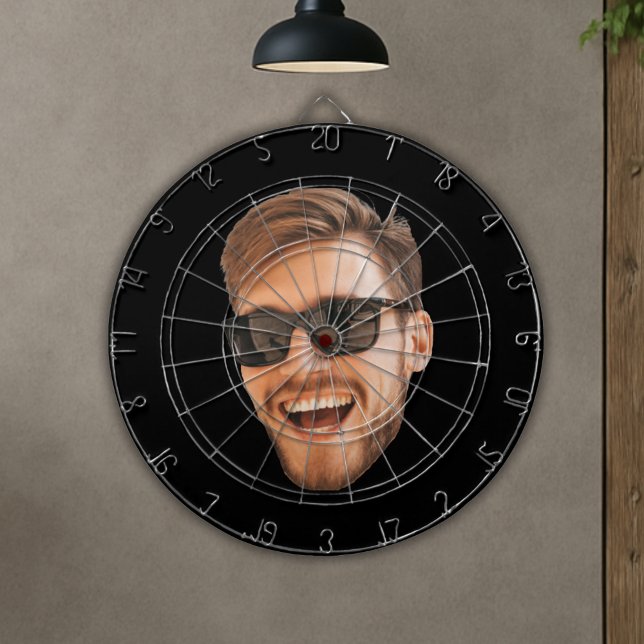Funny Personlig Manar Ansikte Photo Darttavla (Funny Personalized Men's Face Photo Dart Board
)