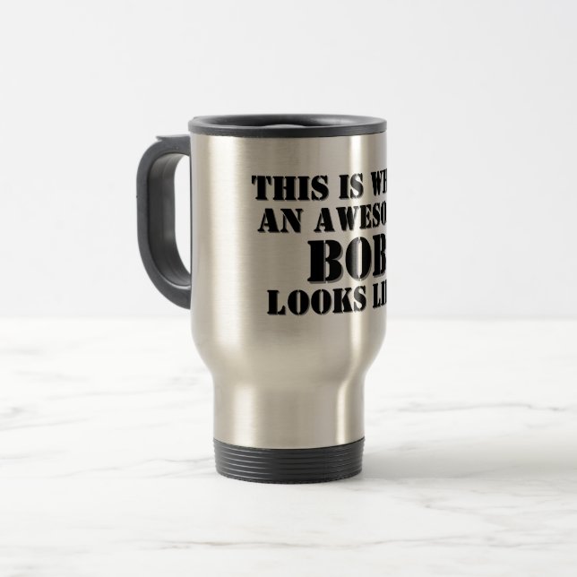 Funny Personlig Namn Gift Travel/Mugg Resemugg (Framsida vänster)