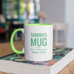 Funny Personlig Namn | Inte din Mugg<br><div class="desc">Lustigt personlig namn mugg med ert talesätt "(ert namn) mugg,  det är inte... .(namn i ditt hushåll),  (ditt namn ... SLUTET".</div>