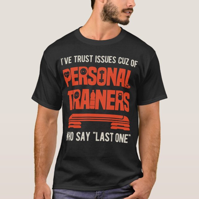 Funny Personlig tränare T Shirt (Framsida)