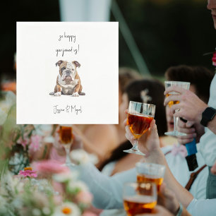Funny Pet Bröllop Cocktail Pappersservett