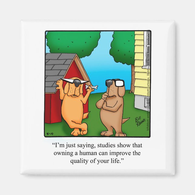 Funny Pet Dog Humor Magnet Gift (Framsidan)