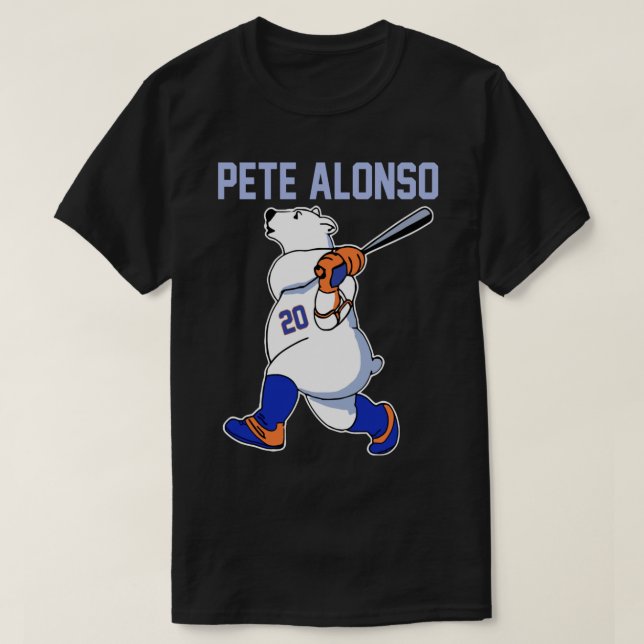 Funny Pete Alonso spelar baskeball Kärlek Team Cha T Shirt (Design framsida)