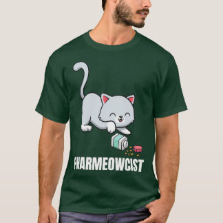 Funny Pharmacist Cat Pharmacy T Shirt