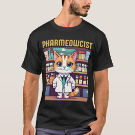 Funny Pharmacy Cat T Shirt
