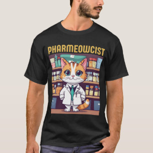 Funny Pharmacy Cat T Shirt