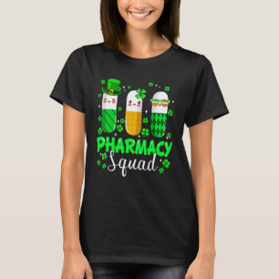 Funny Pharmacy Squad Leprechaun Pharmacist St Patr T Shirt