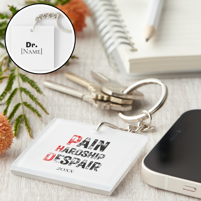 Funny PhD Graduation Pain Hardship Despair Quote (Skapare uppladdad)