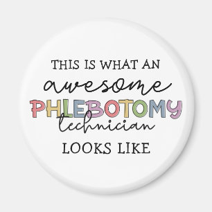 Funny Phlebotomy Technician fantastisk PBT Magnet