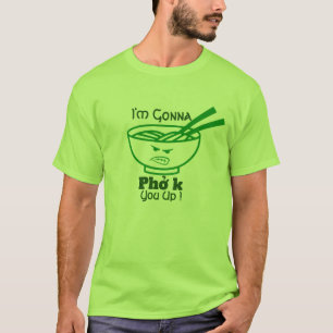 Funny Pho Pun Jokes St. Patrick's Day Irish Grönt T Shirt
