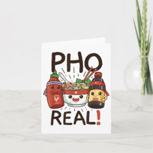Funny Pho ThreadCo. Roligt Vietnamese Pho Noodle S Kort