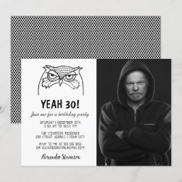 Funny Photo 30års födelsedag Inbjudningar