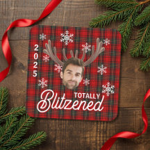 Funny Photo Face Blitzened Christmas Custom Gift