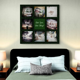 Funny Photo Personlig Gifts for Make Grönt Canvastryck