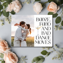 Funny Photo QR-kod Bröllop spara datum