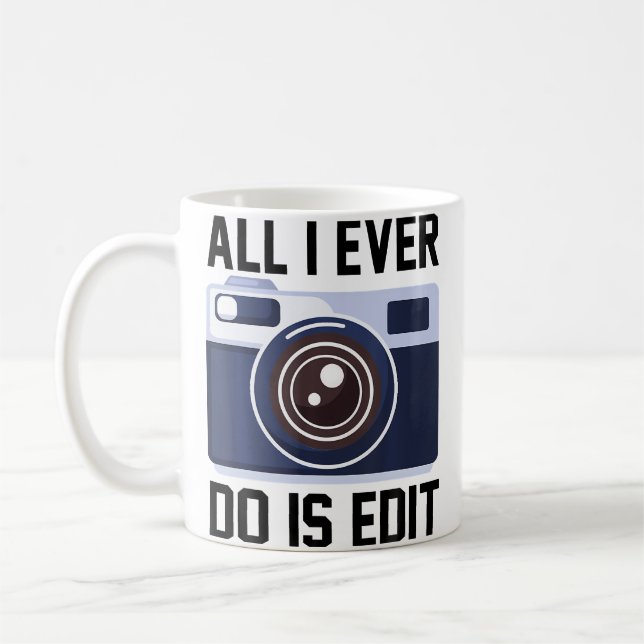 Funny Photographer Gift For Men Women Cool Photogr Kaffemugg (Vänster)