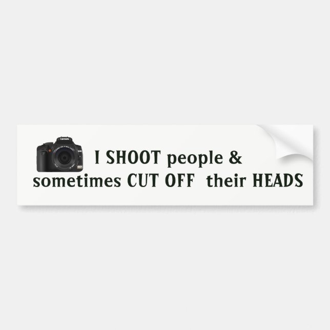 Funny PHOTOGRAPHER QUOTE Bildekal (Framsidan)
