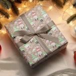 Funny Photos God jul Novelty Presentpapper<br><div class="desc">Låt någon le den här julen med den här roligt noveltyn-familjens fotojulklapp. Överför helt enkelt 4 bilder efter eget val och redigera den färdiga texten med hjälp av mallen.</div>