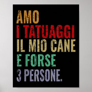 Funny Phrase Man Woman Kärlek Tattoos Tattoo and H Poster
