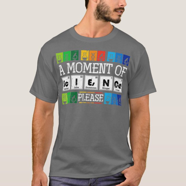 Funny Physics Chemistry Periodic Bord Science T Shirt (Framsida)
