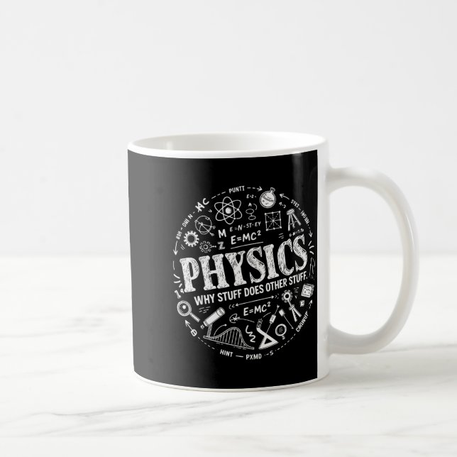 Funny Physics Quote For Science Lovers And Stem St Kaffemugg (Höger)