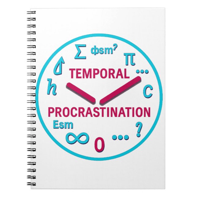 Funny Physics Spiral-bärbar dator Anteckningsbok (Framsidan)